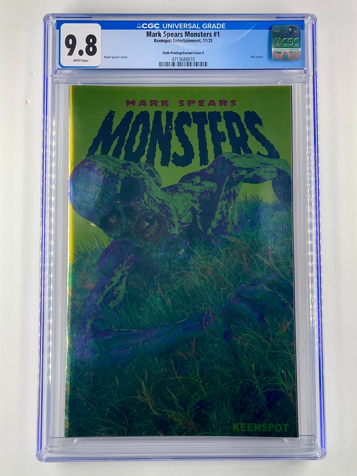 Mark Spears Monsters #1 Sixth Printing/ Variant Cover E CGC 9.8 (Nov 2025)