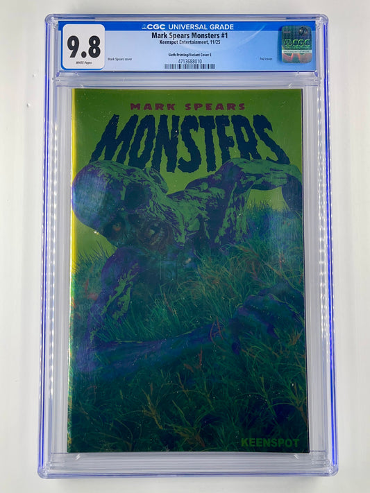 Mark Spears Monsters #1 Sixth Printing/ Variant Cover E CGC 9.8 (Nov 2025)