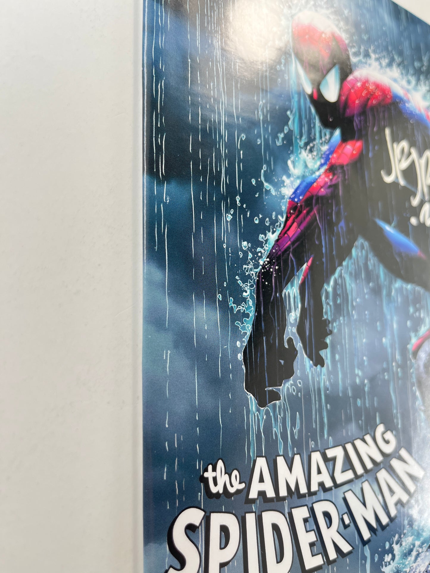 The Amazing Spider-Man #26 Spectral Comics Tyler Kirkham Variant (Jul 2023) (Signed by John Romita Jr. with COA)