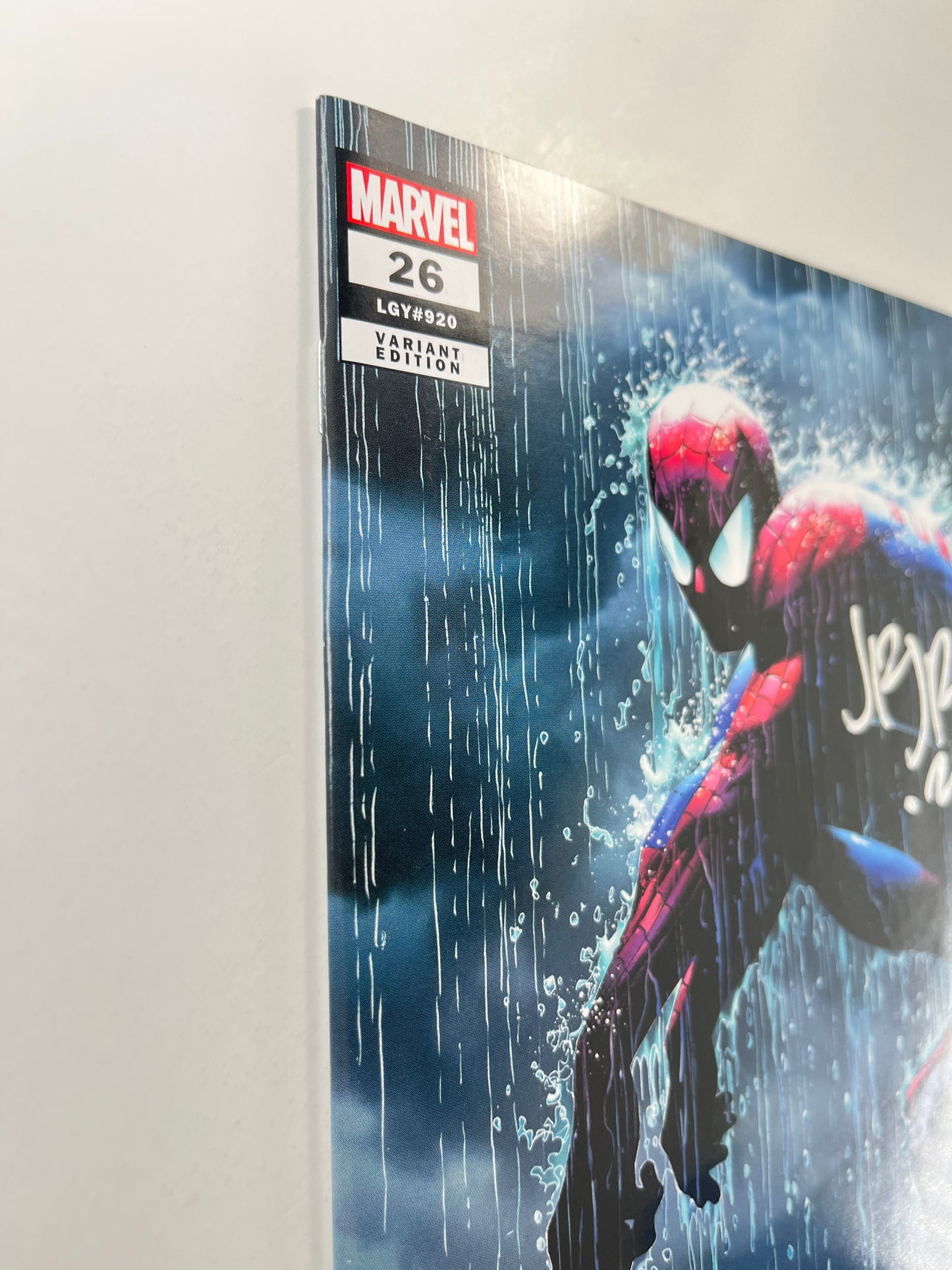 The Amazing Spider-Man #26 Spectral Comics Tyler Kirkham Variant (Jul 2023) (Signed by John Romita Jr. with COA)