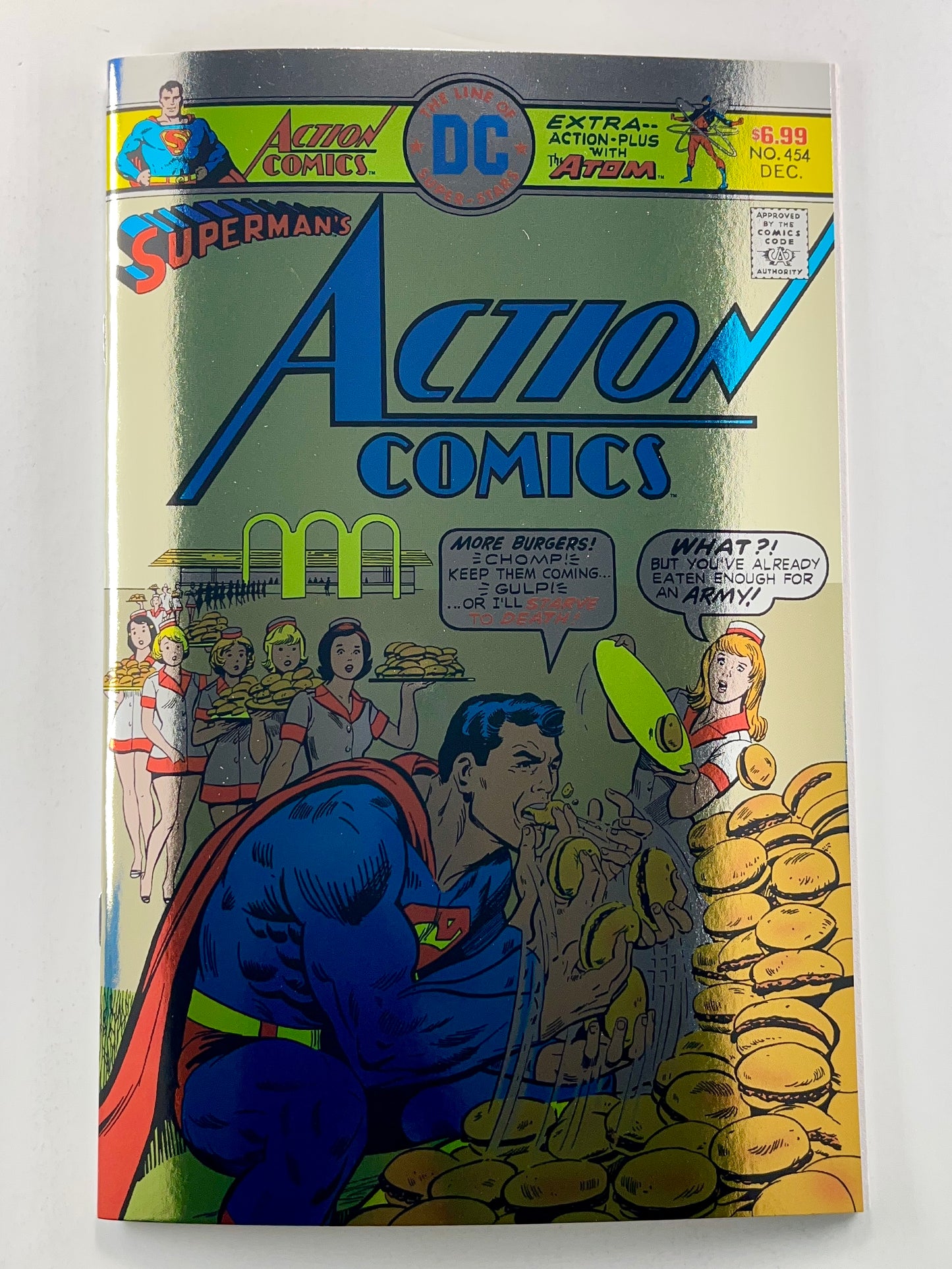 Action Comics #454 Set Original and Facsimile Foil (Aug 1975)