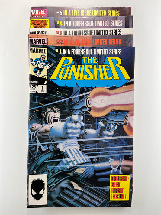 The Punisher Mini Series Set #1-5 (1986)