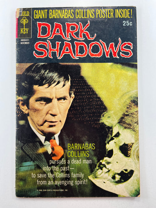 Dark Shadows #3 (Nov 1969) (Poster Included But Detached)