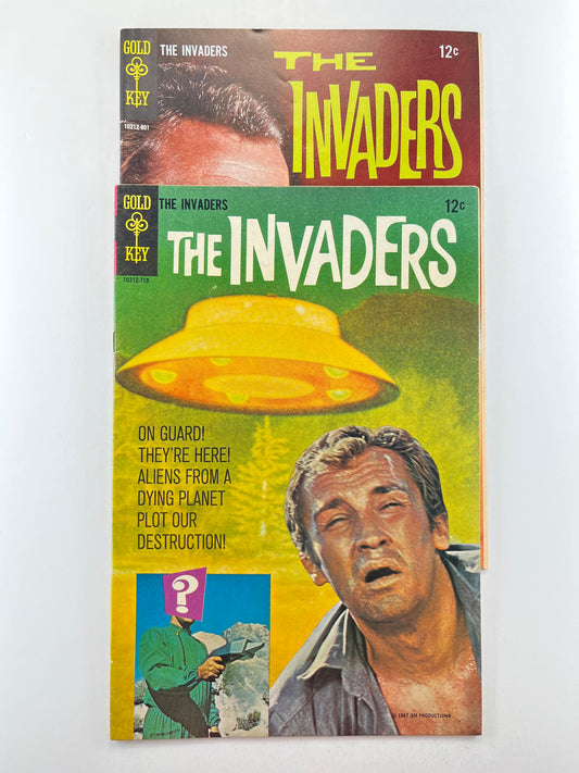 The Invaders #1 and #2 Set Gold Key (1967)