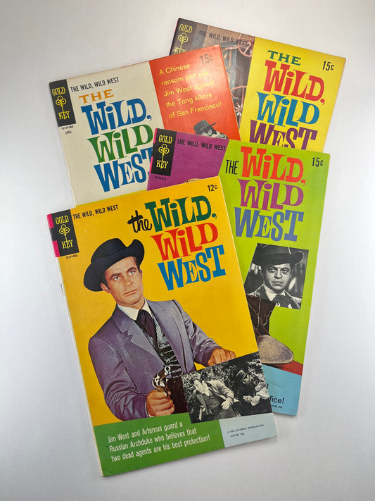 The Wild, Wild West #3, 4, 5 & 6 Set (1968-1969)