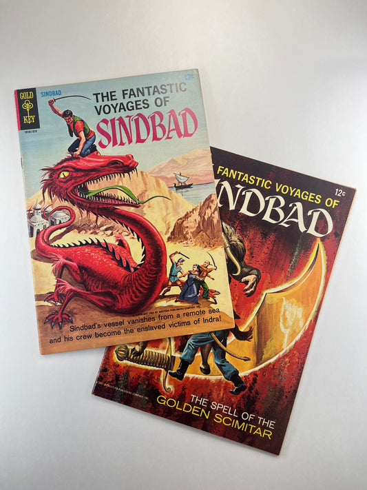 The Fantastic Voyages of Sindbad #1 & 2 Set (Oct 1965 & June 1967)