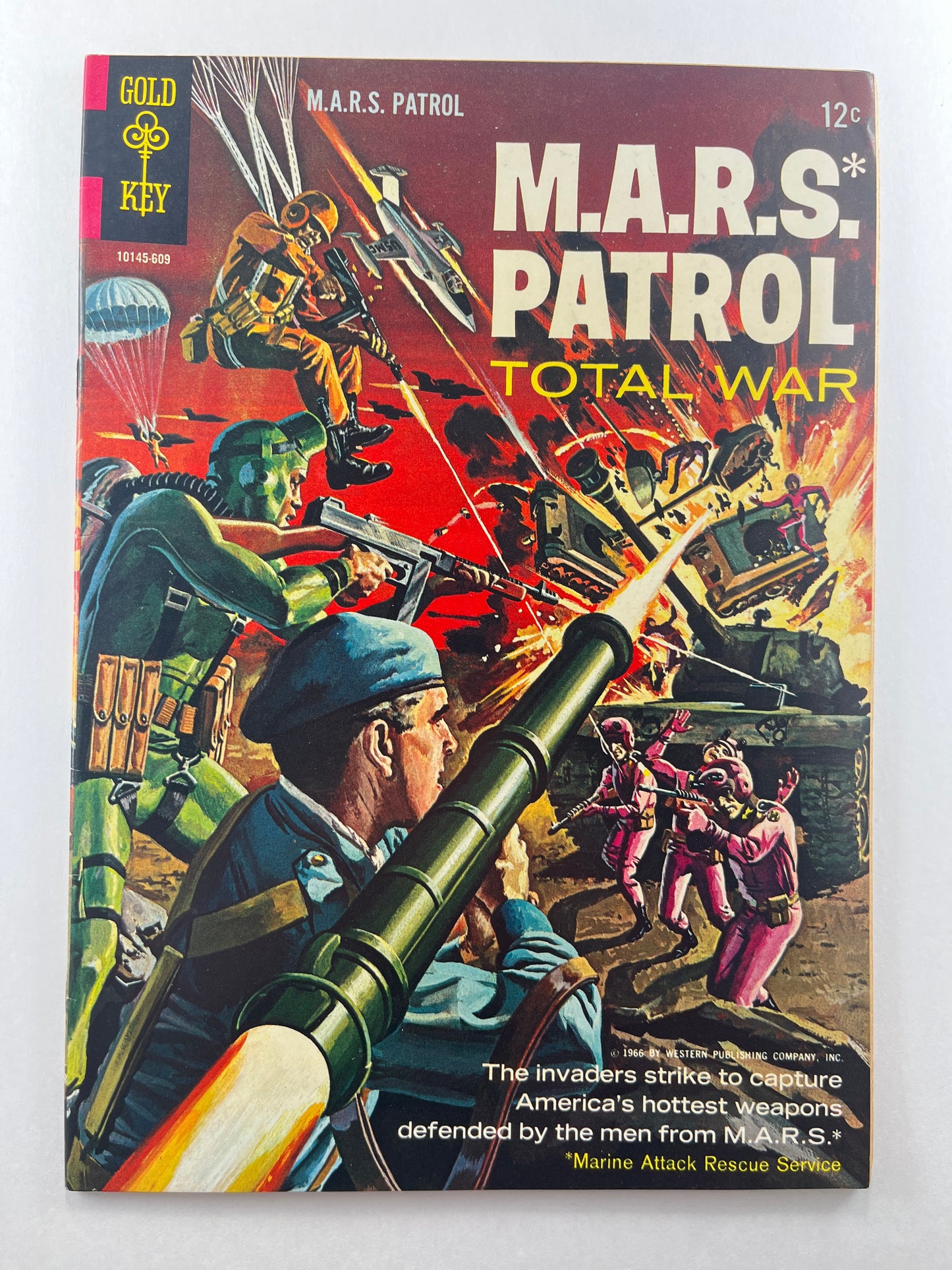 M.A.R.S. Patrol Total War #3-10 Set (1966-1969)
