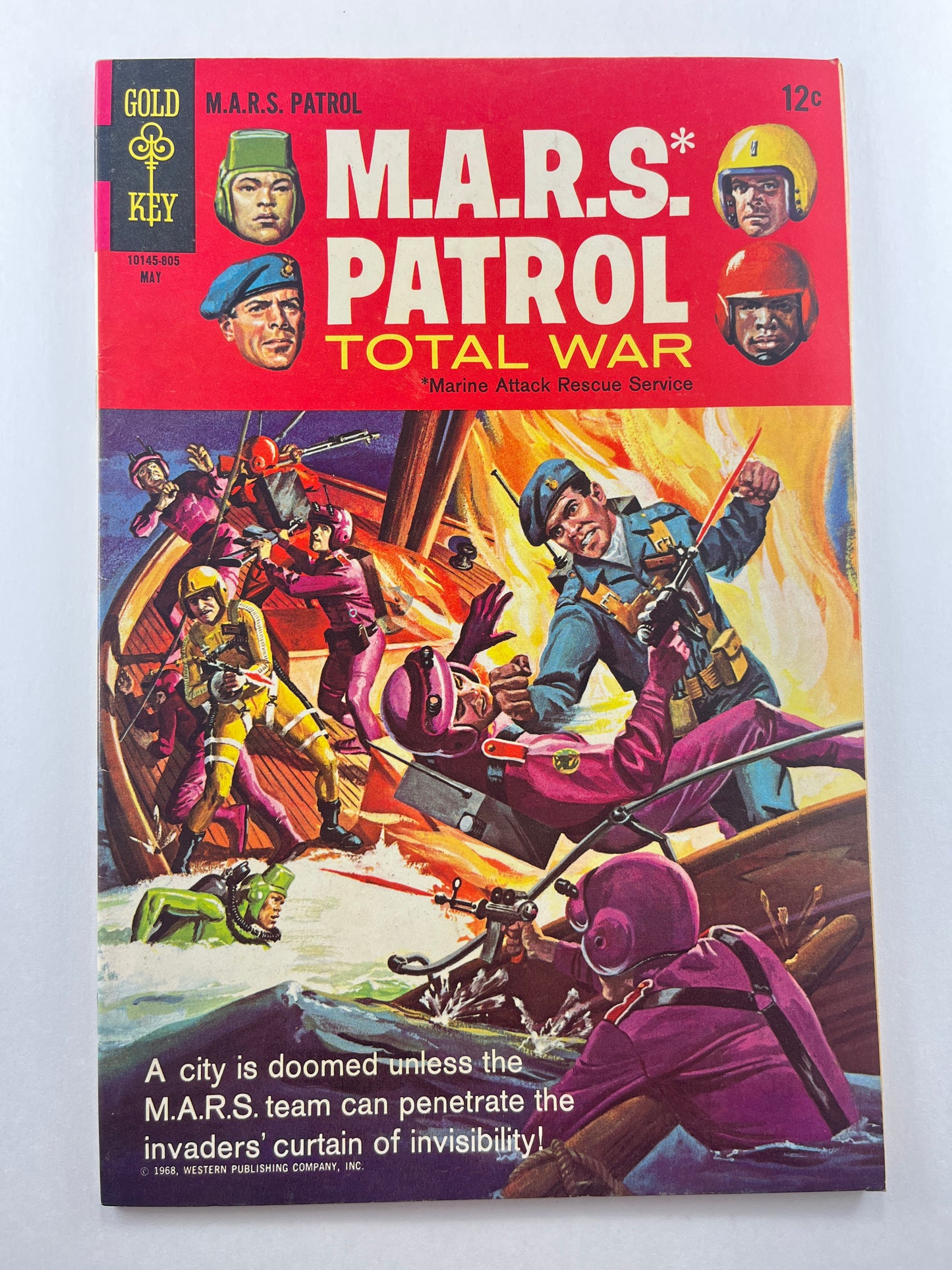 M.A.R.S. Patrol Total War #3-10 Set (1966-1969)