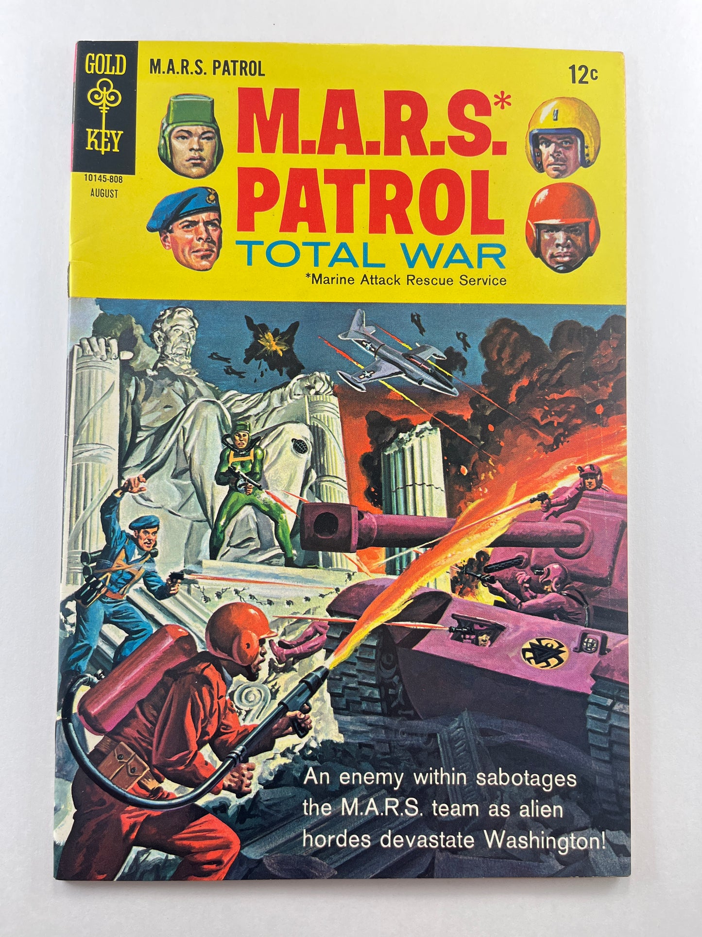 M.A.R.S. Patrol Total War #3-10 Set (1966-1969)