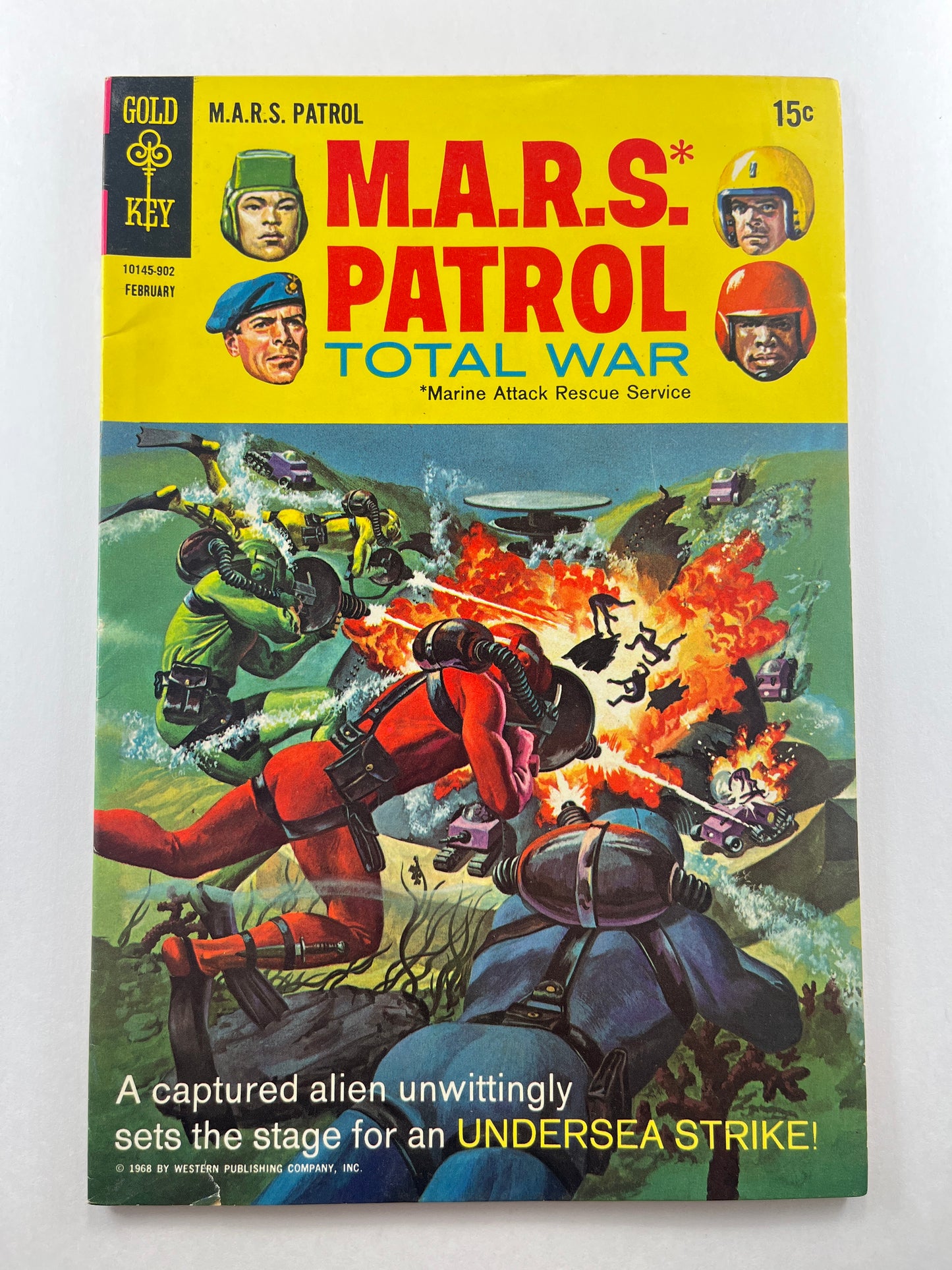 M.A.R.S. Patrol Total War #3-10 Set (1966-1969)