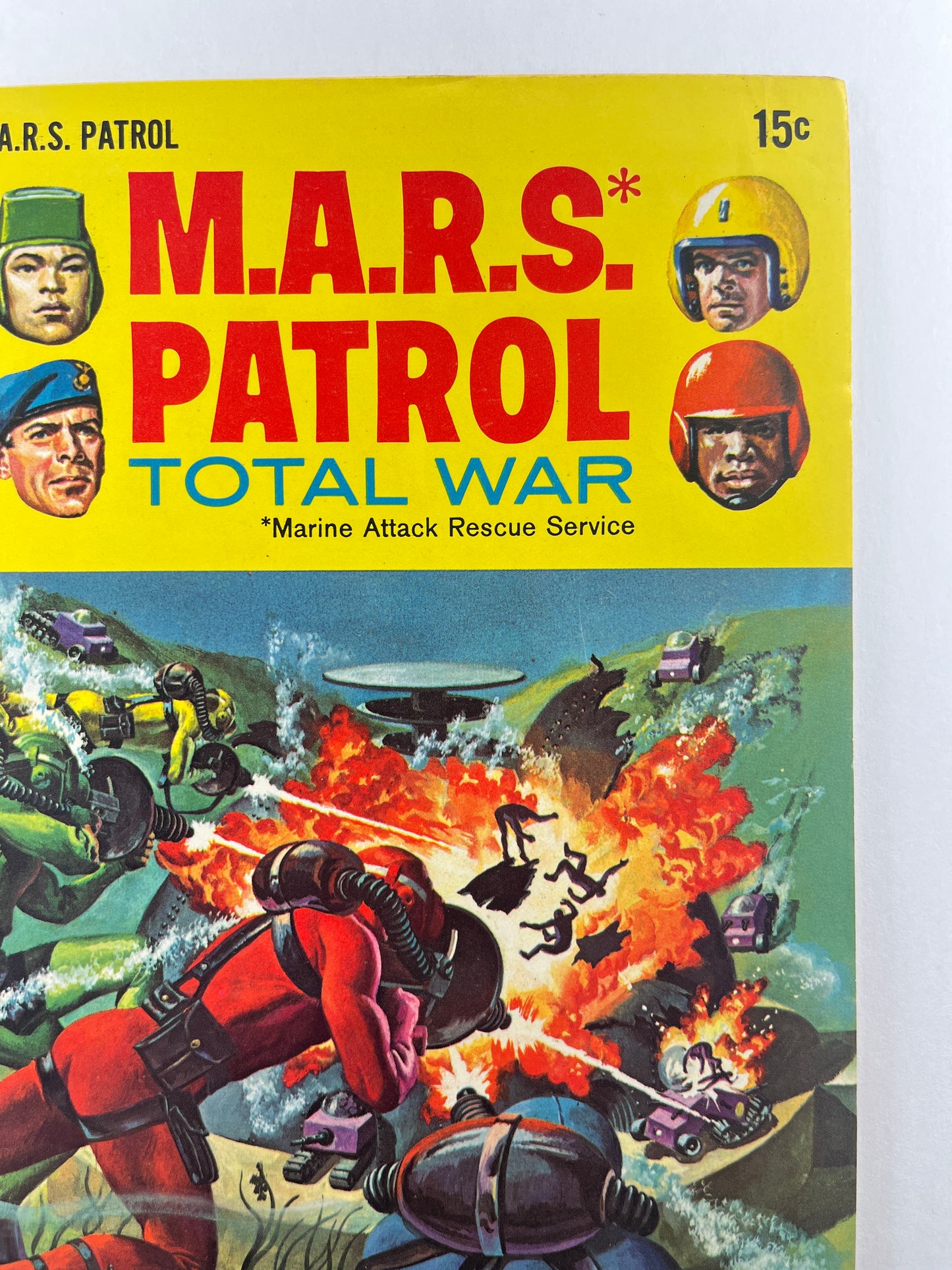 M.A.R.S. Patrol Total War #3-10 Set (1966-1969)