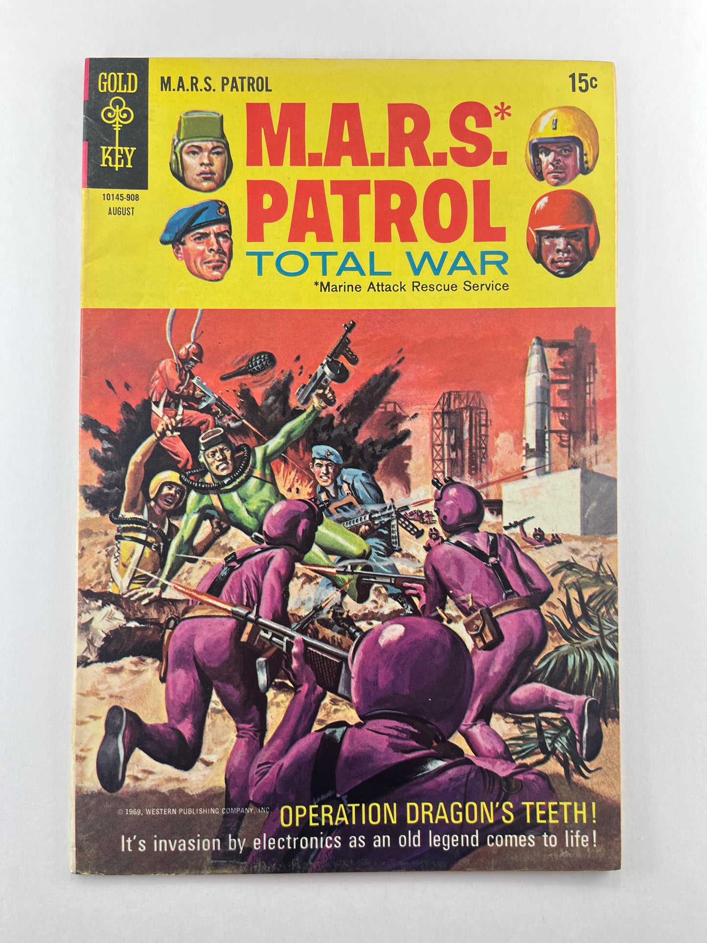 M.A.R.S. Patrol Total War #3-10 Set (1966-1969)
