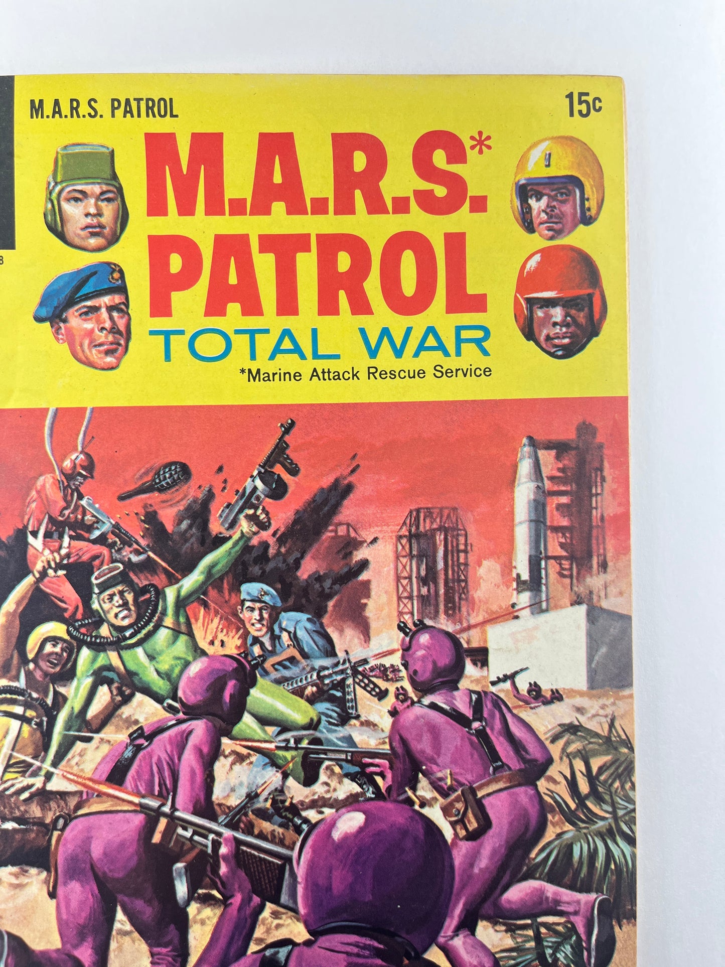 M.A.R.S. Patrol Total War #3-10 Set (1966-1969)