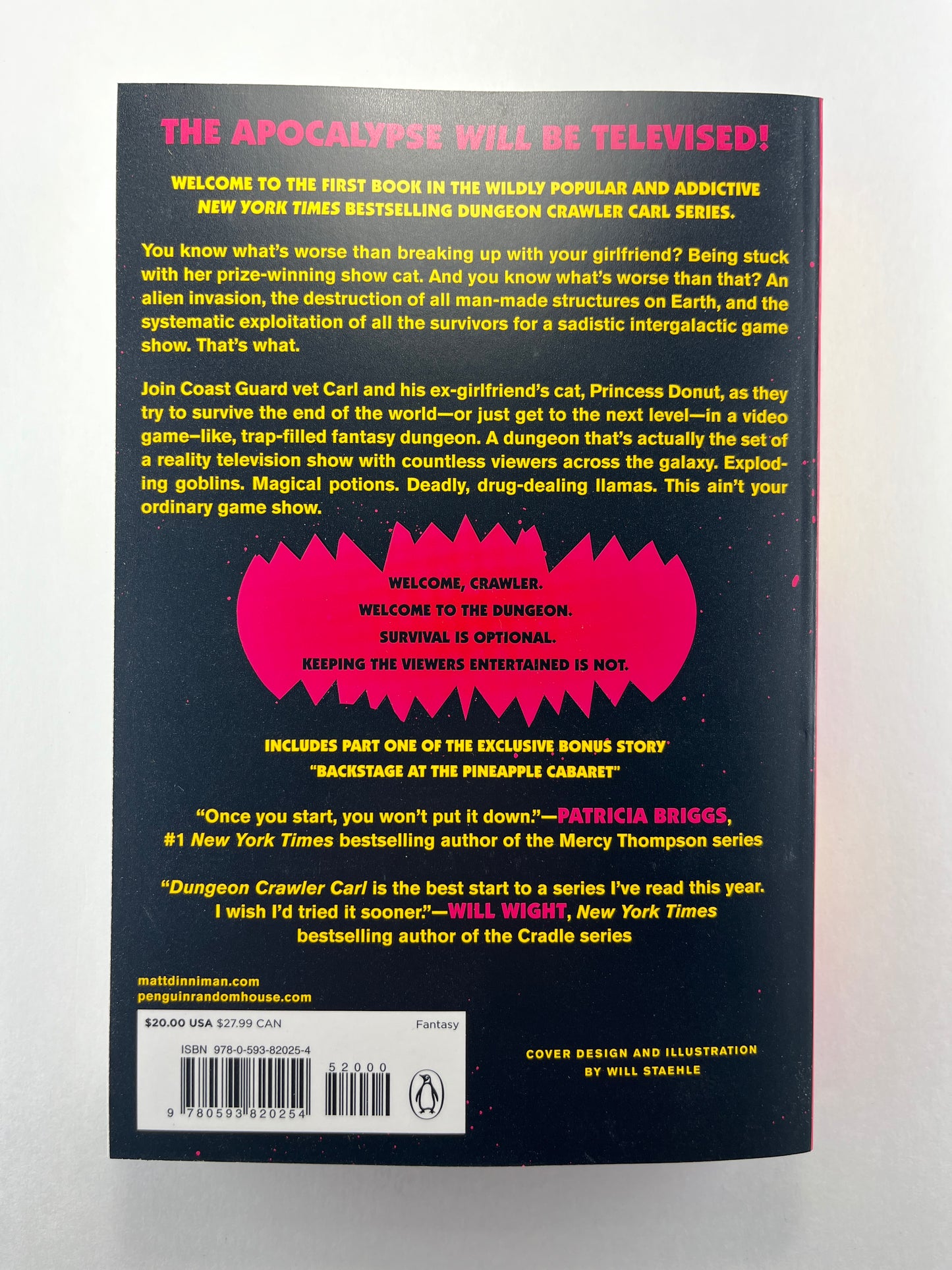 Dungeon Crawler Carl (6th print) (Signed by Jeff Hays, Narrator of Dungeon Crawler Carl)
