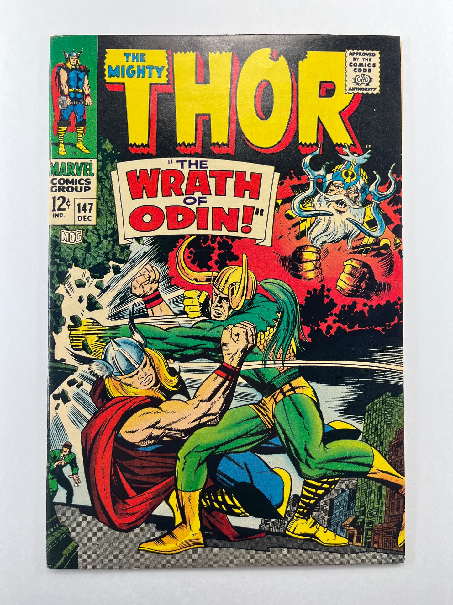 Thor #147 (Dec 1967) PRINT ERROR NEVER RECEIVED BOTTOM STAPLE