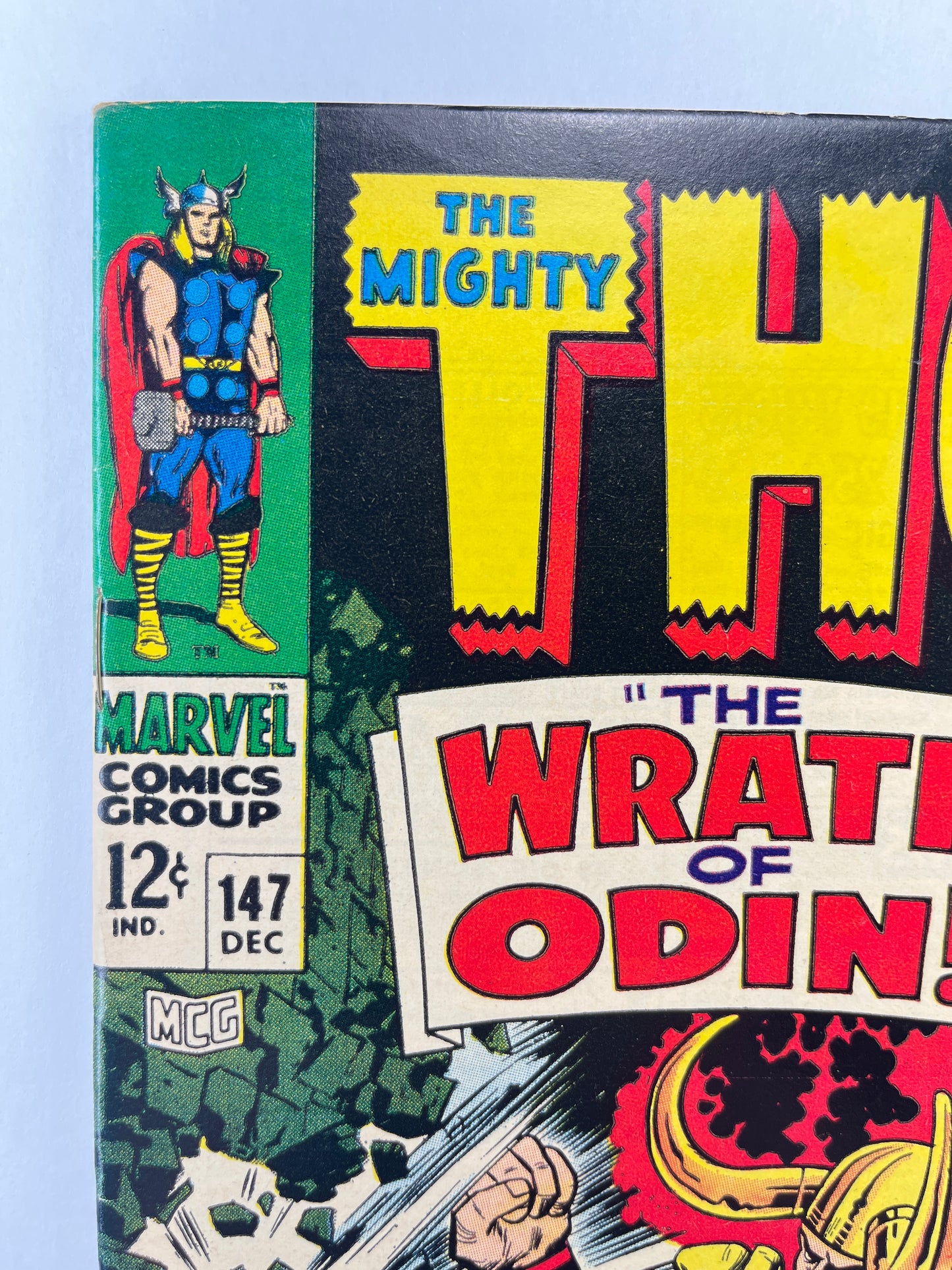 Thor #147 (Dec 1967) PRINT ERROR NEVER RECEIVED BOTTOM STAPLE