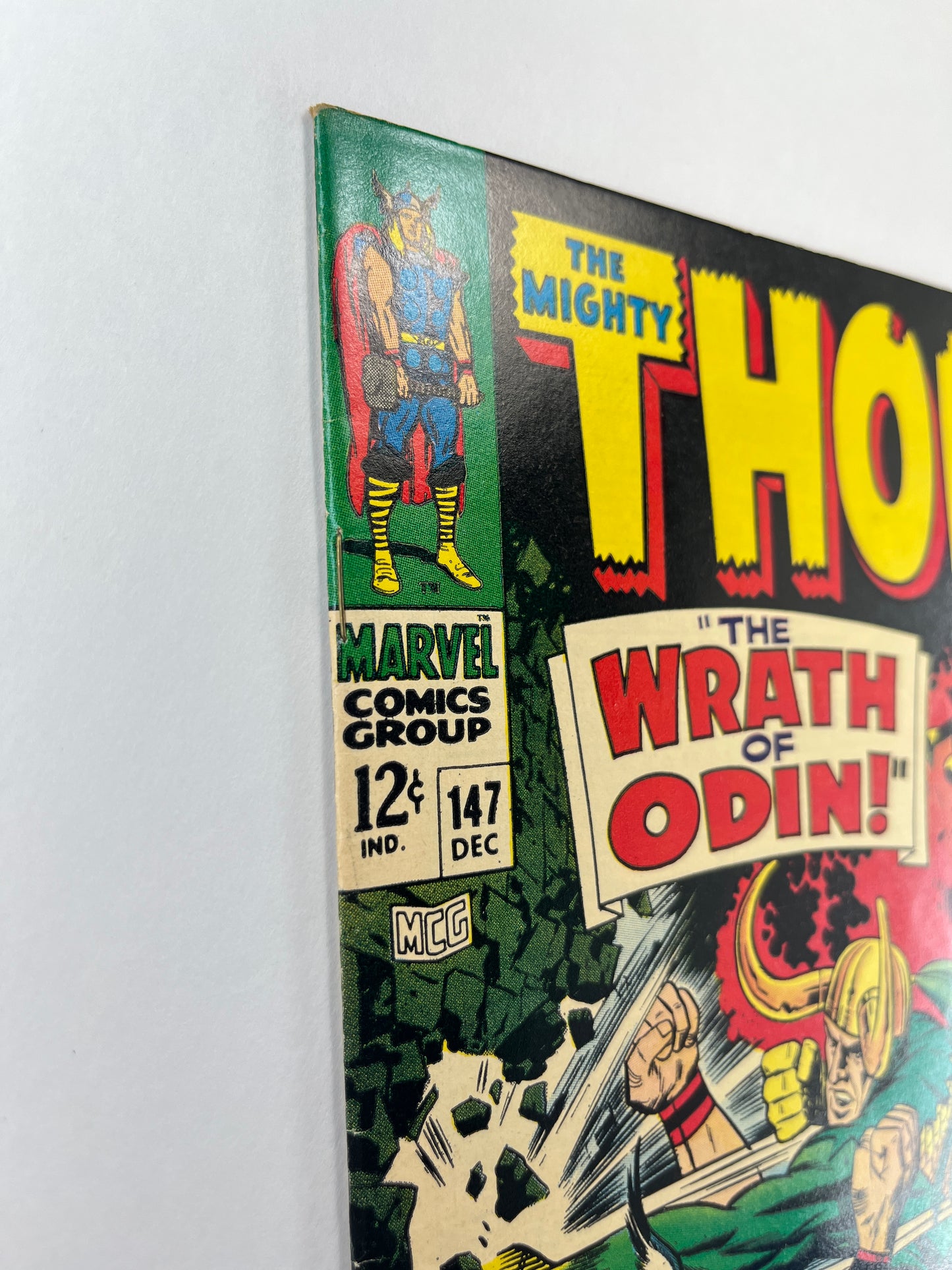 Thor #147 (Dec 1967) PRINT ERROR NEVER RECEIVED BOTTOM STAPLE