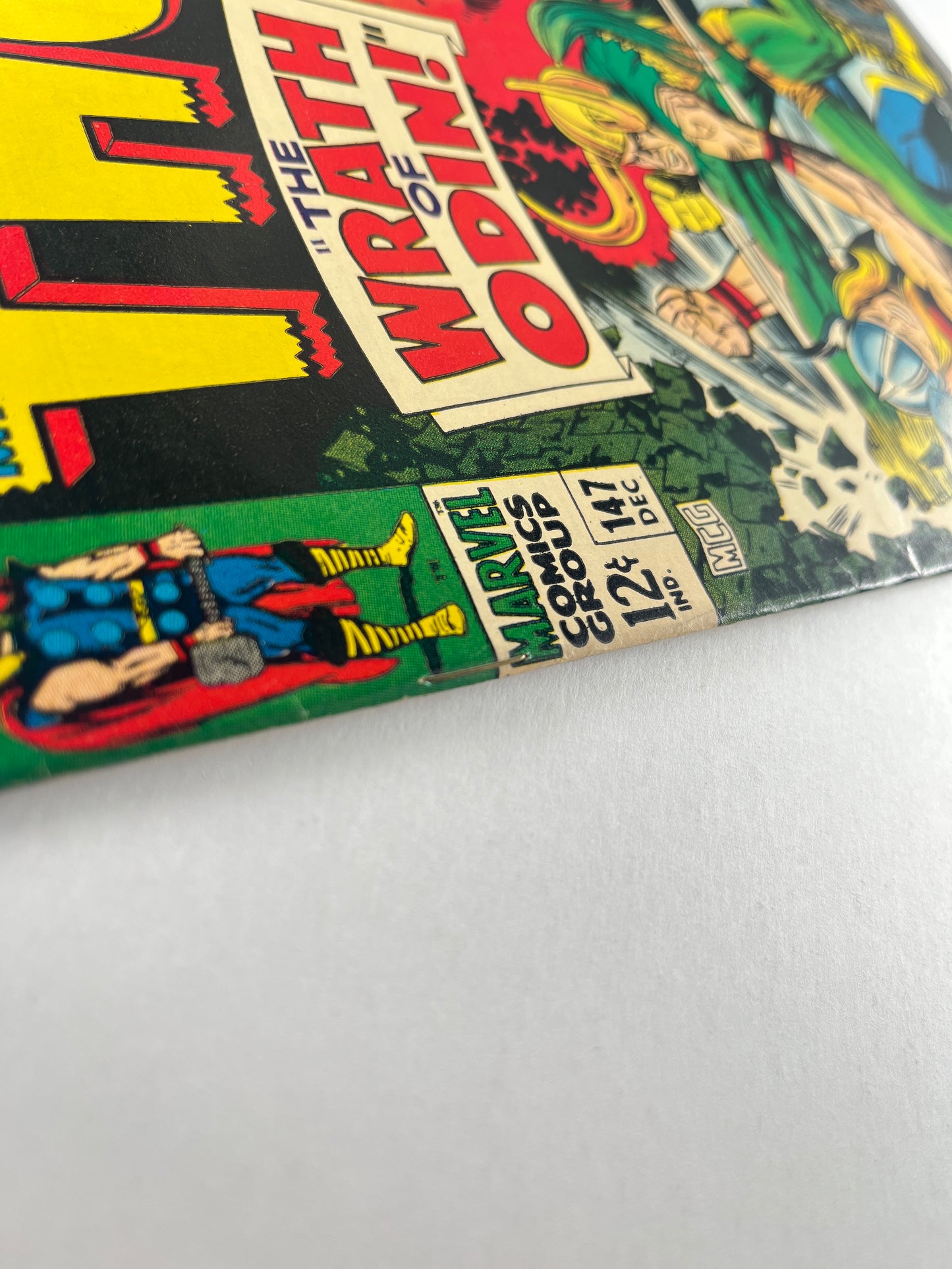 Thor #147 (Dec 1967) PRINT ERROR NEVER RECEIVED BOTTOM STAPLE