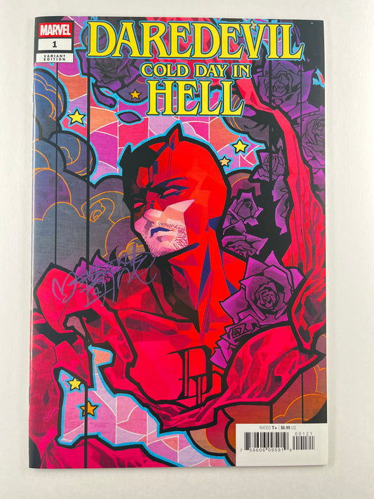 Daredevil: Cold Day in Hell #1 Rose Besch Daredevil Variant (Signed by Rose Besch)