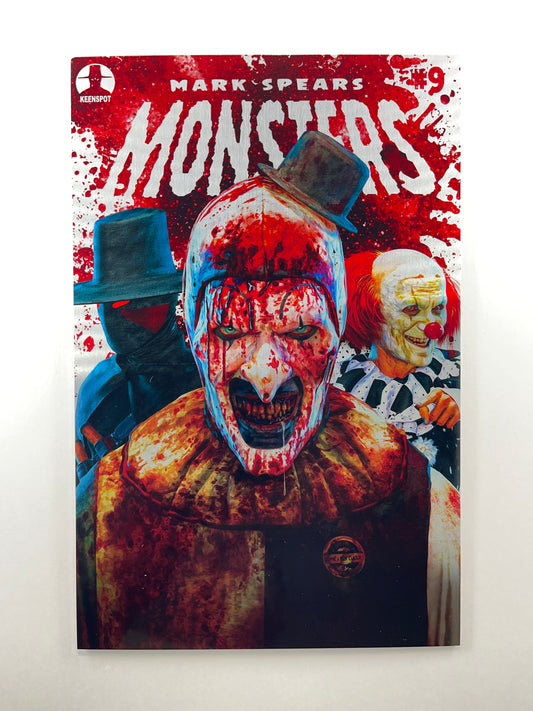 Mark Spears Monsters #9 Cover T3 Art The Clown Metal (Limited to 100 Copies)