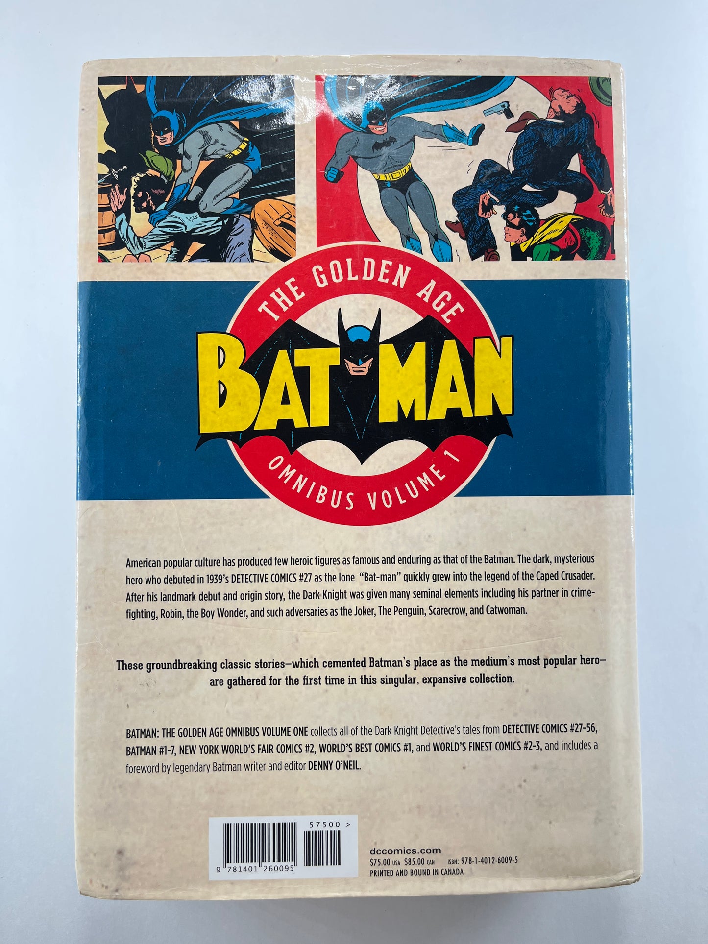 Batman: The Golden Age Omnibus Vol. 1 HC (Nov 2015) (1st Print)