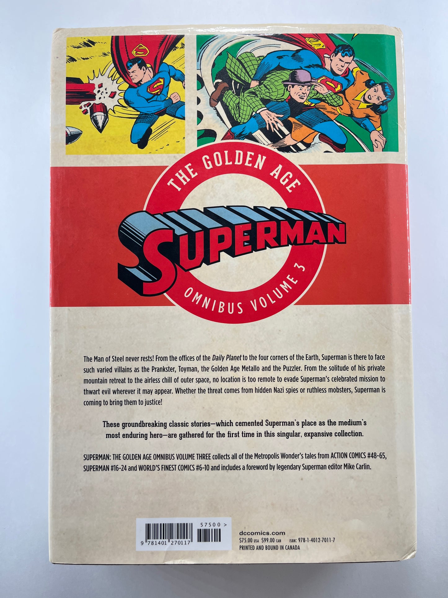 Superman: The Golden Age Omnibus Vol. 3 HC 1st Print (2016)