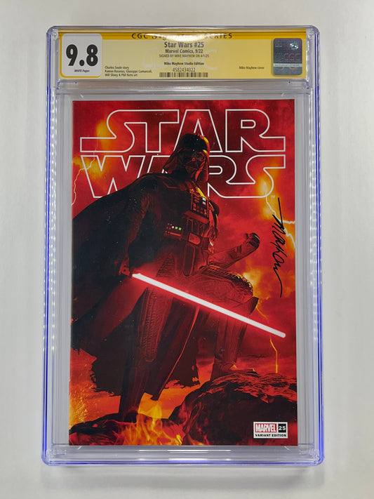 Star Wars #25 Mike Mayhew Webstore Variant CGC 9.8 (Sep 2022) (Signed by Mike Mayhew Apr 2025)