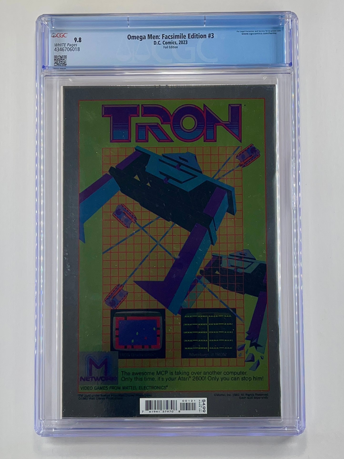 The Omega Men #3 Facsimile Edition 2023 Keith Giffen Foil Variant CGC 9.8 (Oct 2023)
