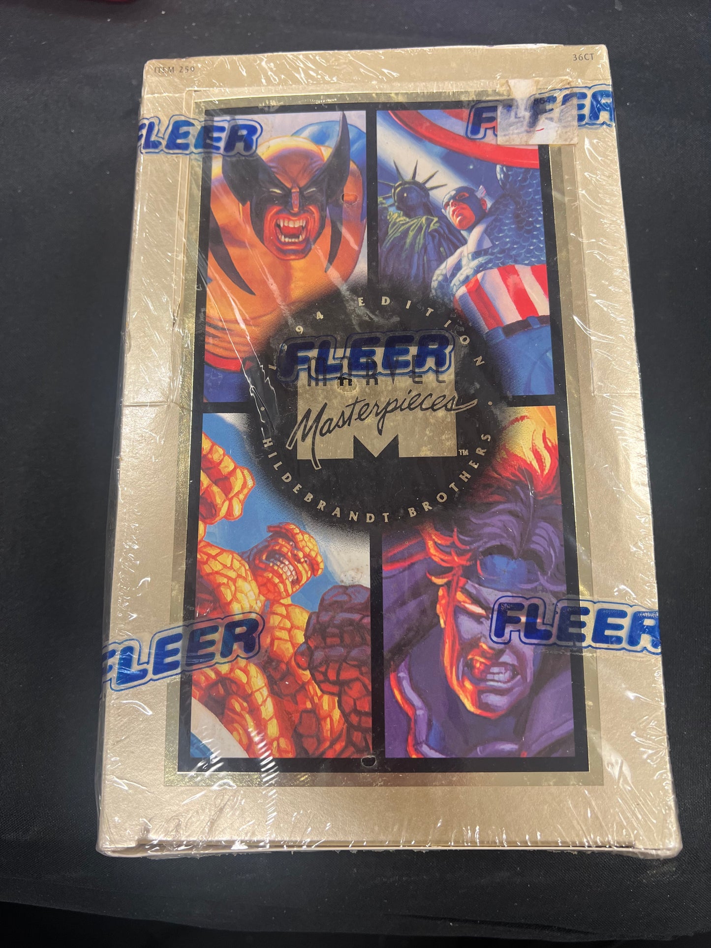 Marvel Masterpieces 1994 Edition Hildebrandt Brothers Trading Card Box Factor Sealed Fleer