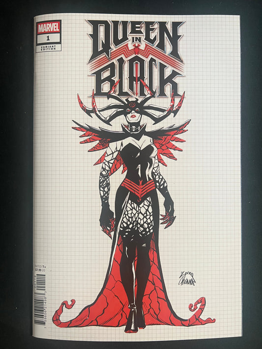 Queen in Black #1 Ryan Stegman Blind Bag Design Variant (Limit 1 Per Customer) (rel:07/29)
