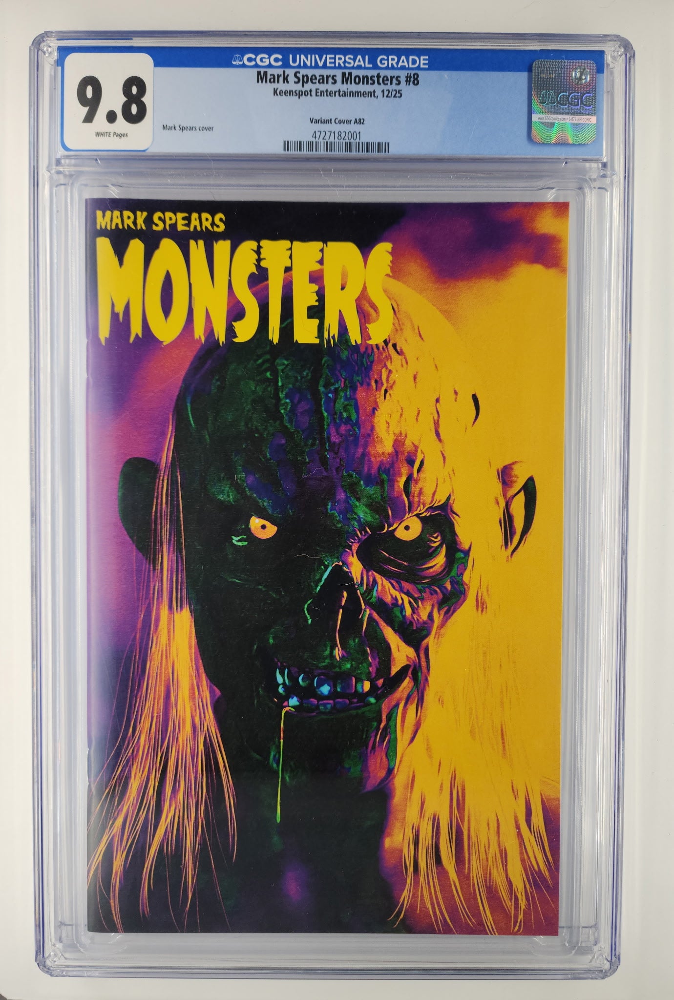 Mark Spears Monsters #8 Mark Spears A82 Krampus Naughty List Variant CGC 9.8 (Dec 2025) (Ultra Rare Blind Bag Exclusive 1 of 25)
