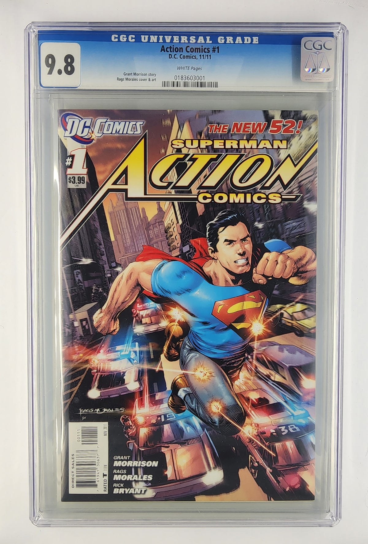 Action Comics #1 CGC 9.8 (Nov 2011)