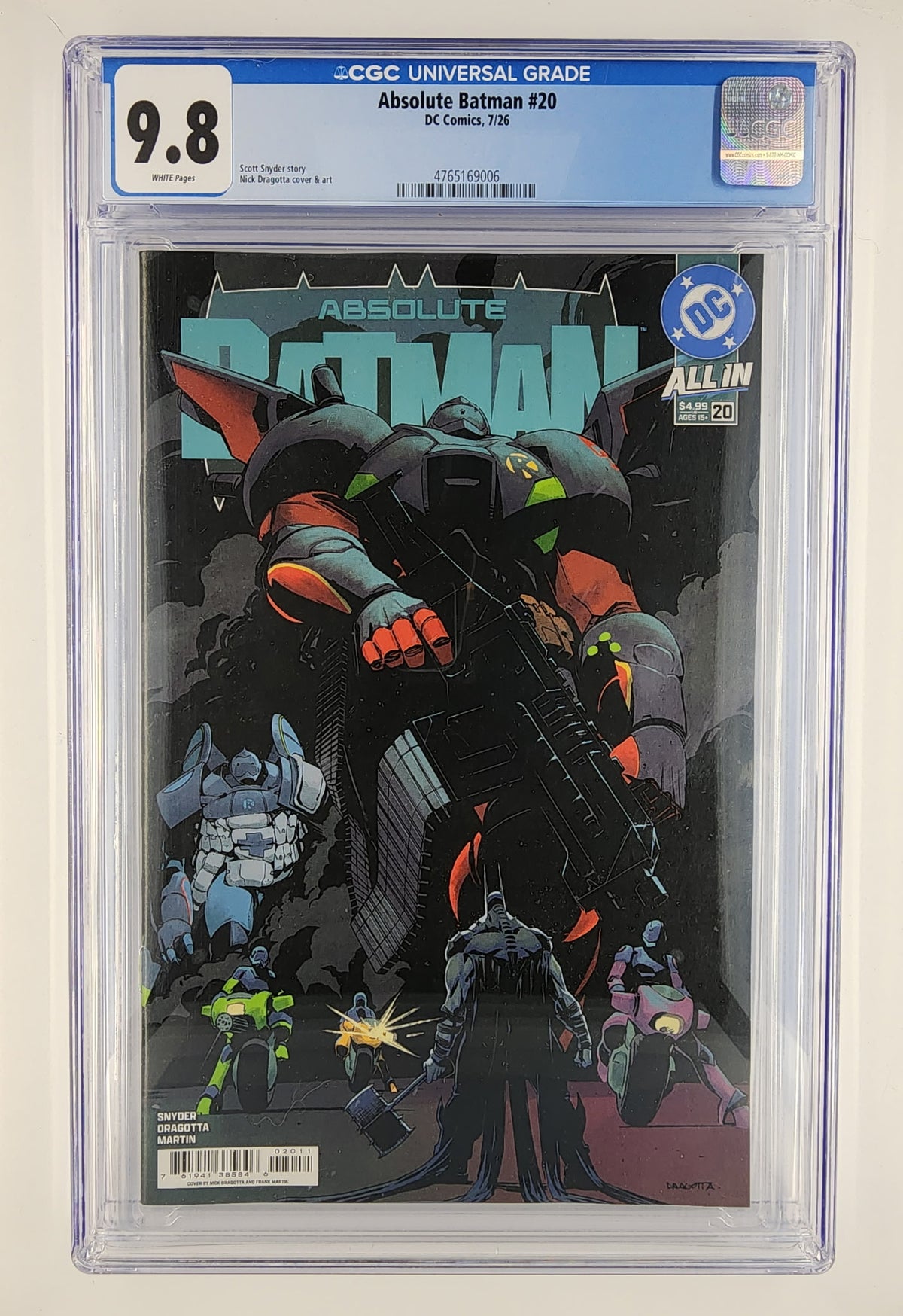 Absolute Batman #20 CGC 9.8 (May 2026)