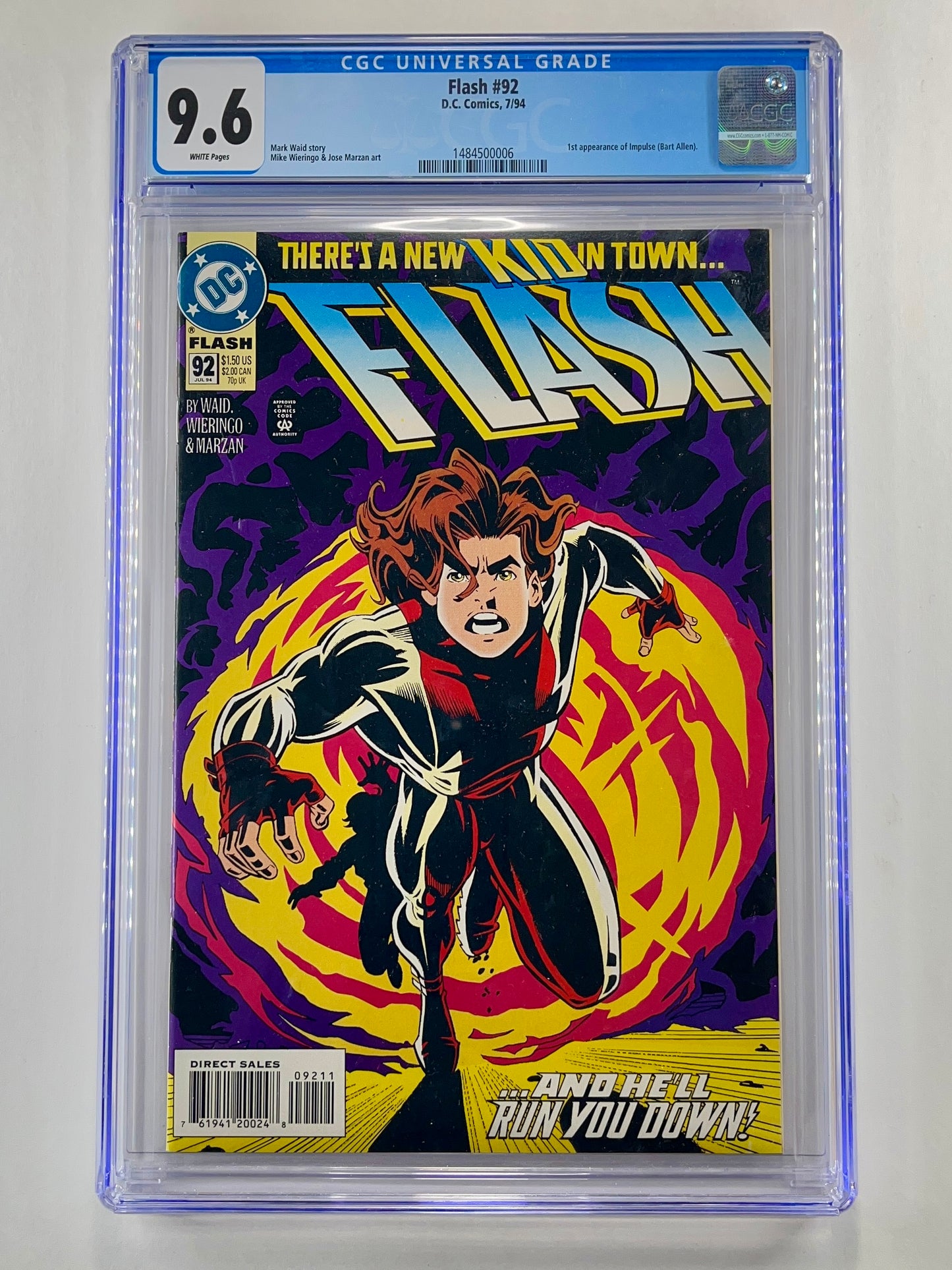 The Flash #92 CGC 9.6 (Jul 1994) (First Impulse)