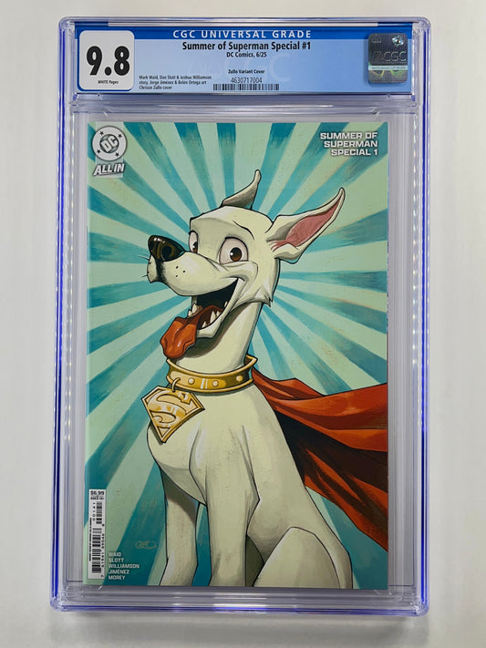 Summer of Superman Special #1 Cover E Chrissie Zullo Uminga Variant CGC 9.8 (Jun 2025)