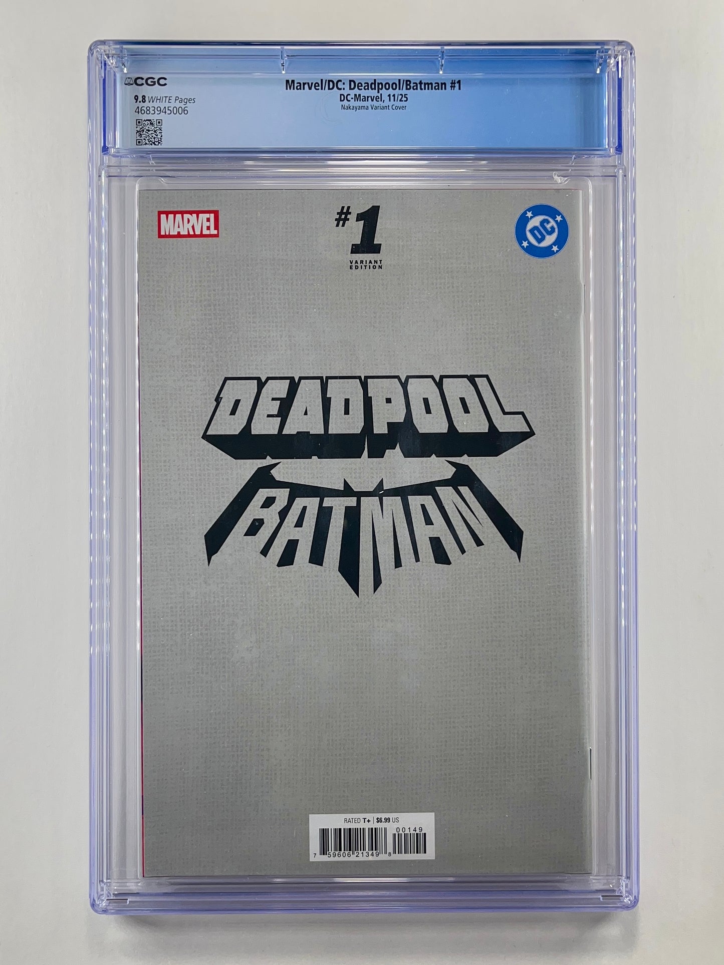 Marvel/DC: Deadpool/Batman #1 CGC 9.8 Davis Rider Comics NYCC 2025 David Nakayama Variant (2025)