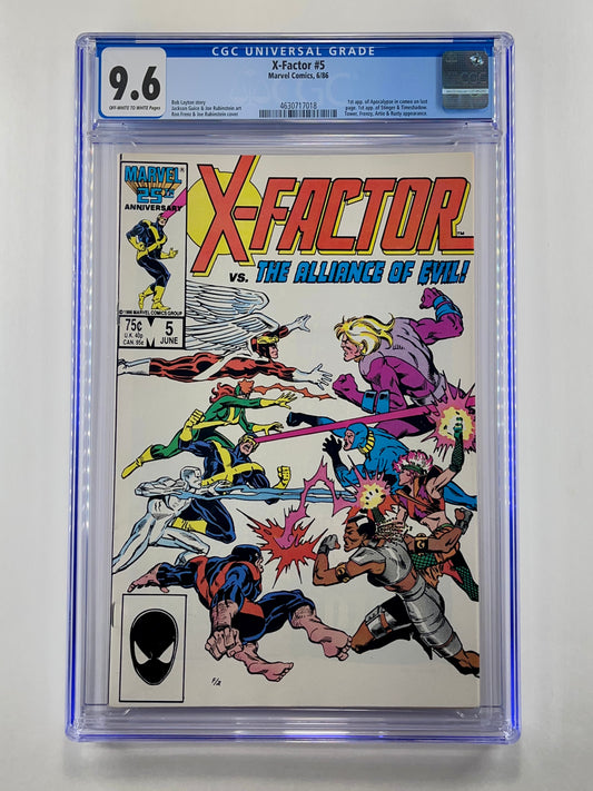X-Factor #5 CGC 9.6 (Jun 1986)