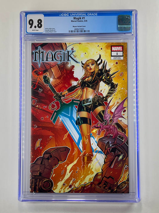 Magik #1 ComicTom101 Jonboy Meyers Mystery Mail Call Variant CGC 9.8 (Mar 2025)