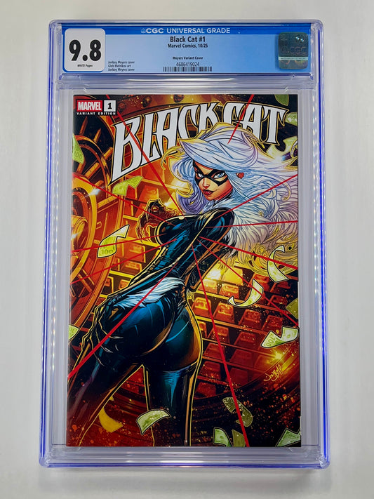 Black Cat #1 FanExpo Canada 2025 Jonboy Meyers Variant CGC 9.8 (Oct 2025)