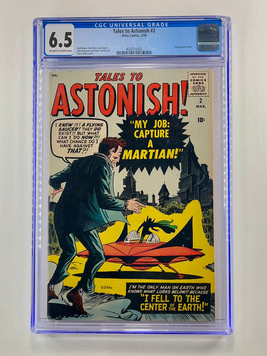 Tales to Astonish #2 CGC 6.5 (Mar 1959)