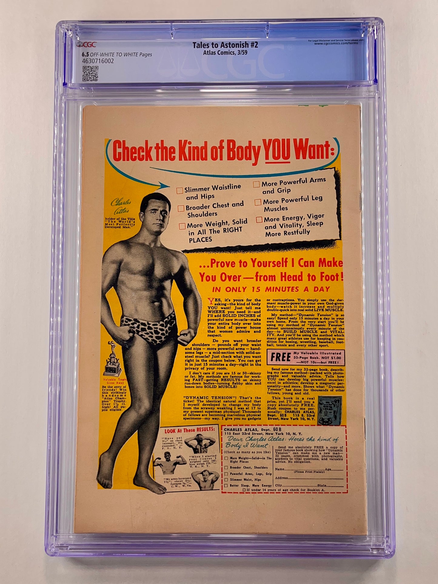 Tales to Astonish #2 CGC 6.5 (Mar 1959)