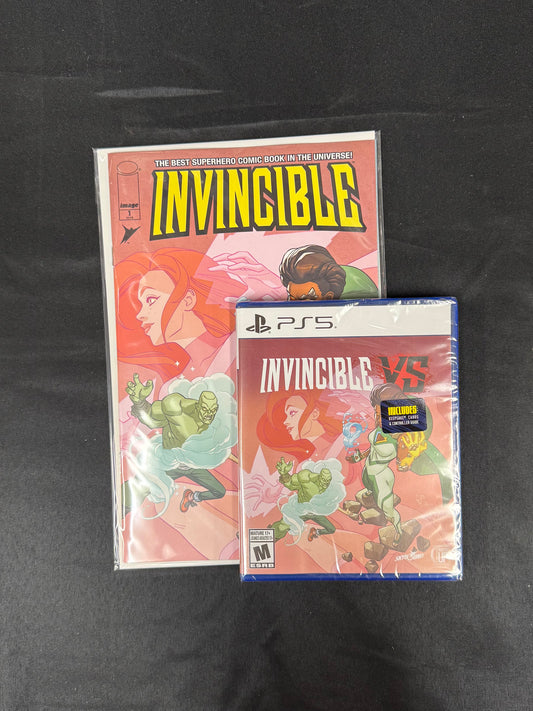 INVINCIBLE VS PS5 LUNAR EXCLUSIVE (🔥INCLUDES ULTRA RARE COMIC)🔥STANDARD EDITION BUNDLE (MR) (Limit 1 Per Cover) (rel:04/30)