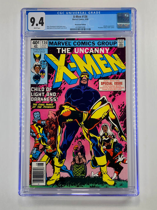 The X-Men #136 Newsstand Edition CGC 9.4 (Aug 1980)