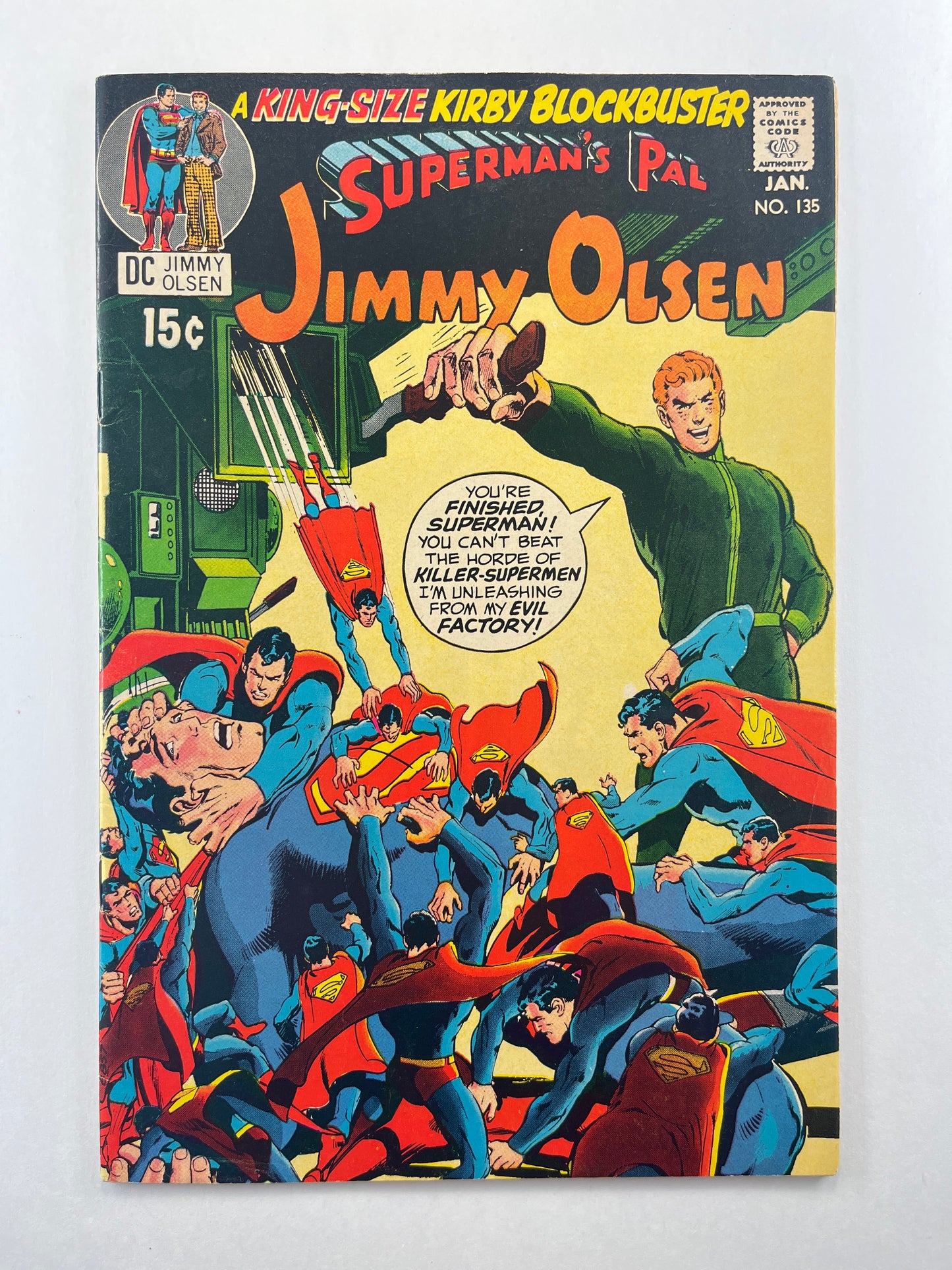 Superman's Pal, Jimmy Olsen #135 (Jan 1971) (1st Guardian) (2nd Darkseid)