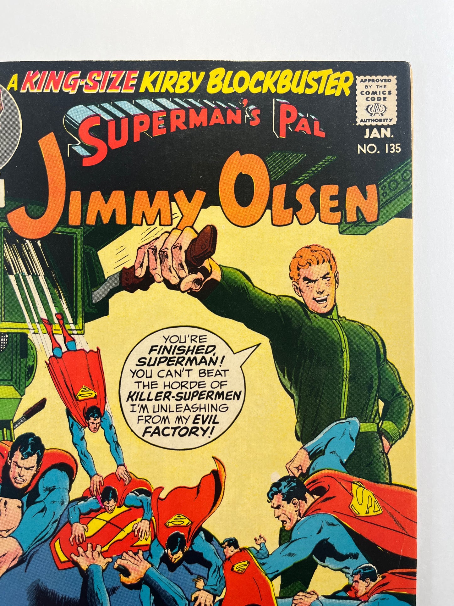 Superman's Pal, Jimmy Olsen #135 (Jan 1971) (1st Guardian) (2nd Darkseid)