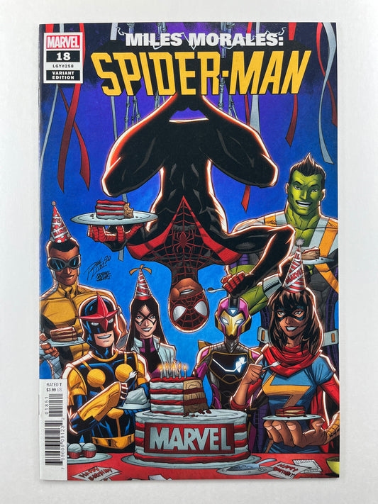 Miles Morales: Spider-Man #18 Ron Lim Surprise Birthday Variant (Nov 2020)
