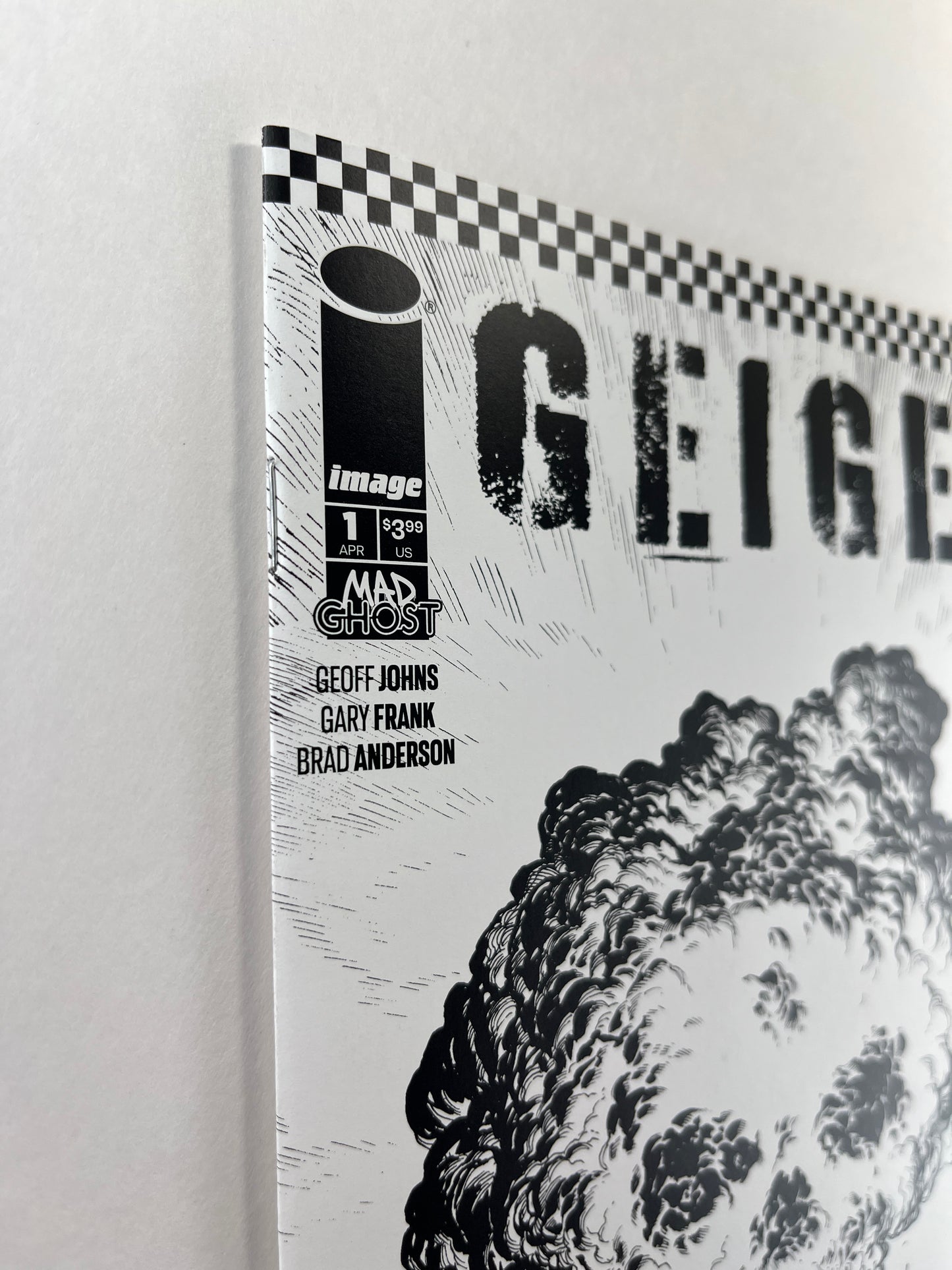 Geiger #1 Cover F Gary Frank Black & White Thank You Variant One Per Store (Apr 2021)