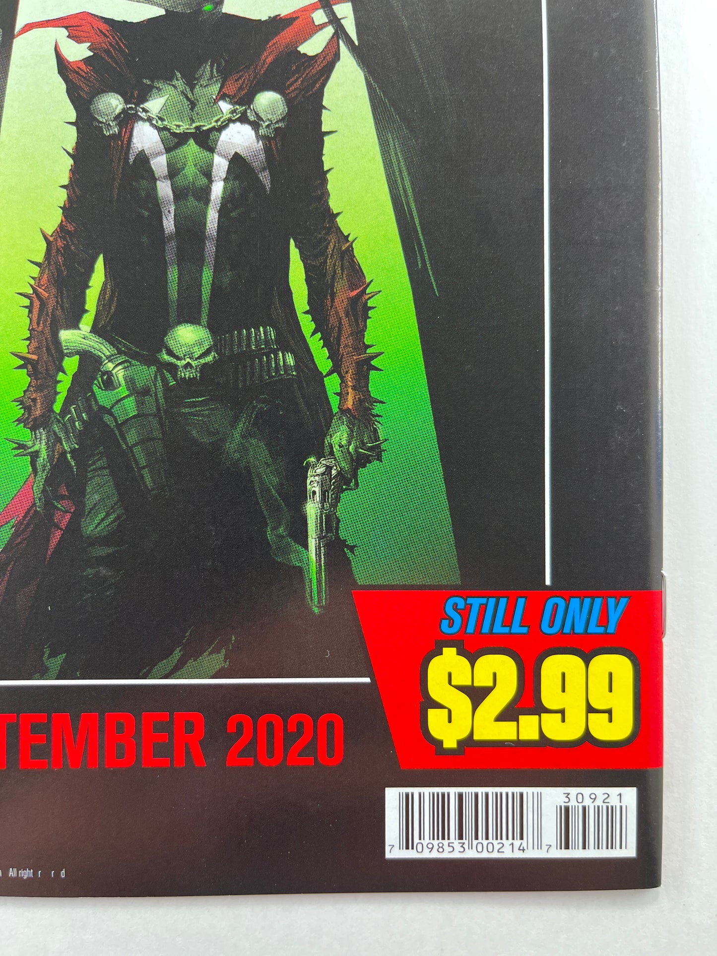 Spawn #309 Cover B Todd McFarlane Variant (Aug 2020) (1st New Gunslinger Spawn)