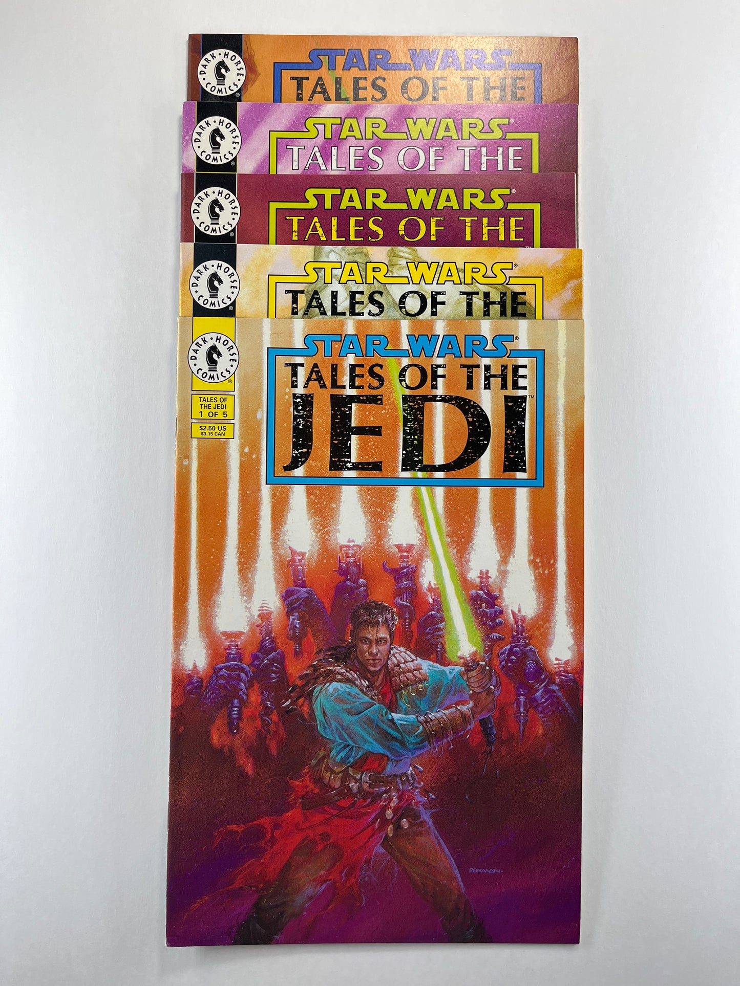 Star Wars: Tales of the Jedi #1-5 Full Set (1993-1994)
