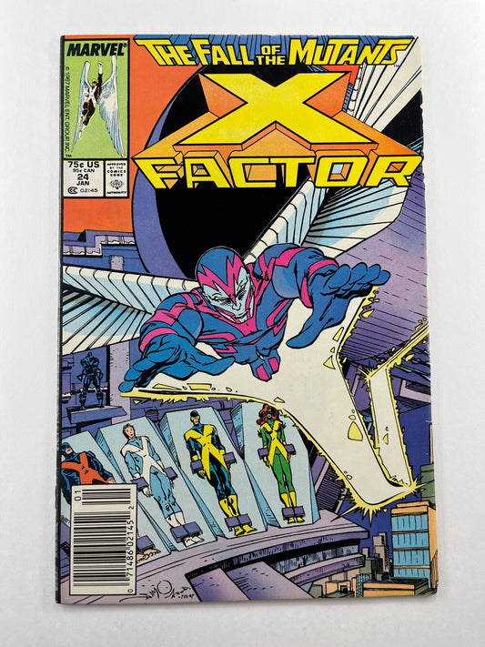 X-Factor #24 Newsstand Edition (Jan 1988) (1st Archangel)